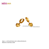 Danglers Heart Earrings - 18K Gold Plated