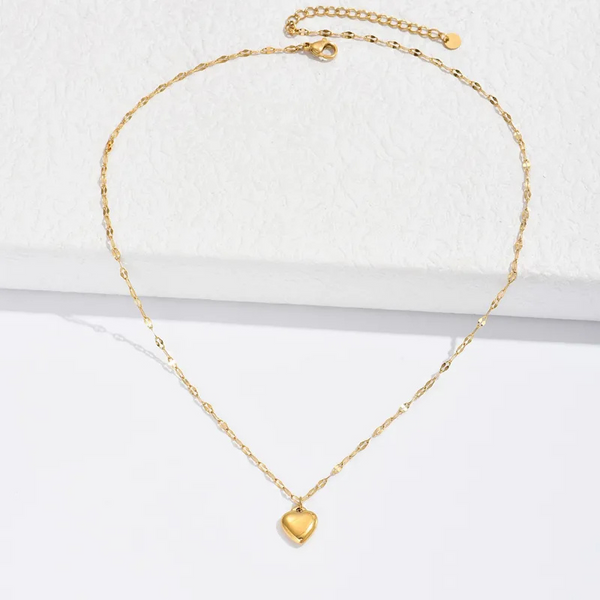 Love of Heart Hindi Story - 18K Gold Plated Waterproof Anti Tarnish Heart Necklace