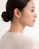Dangle Flower Earrings - 18K Gold Plated