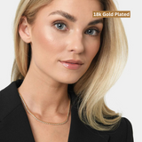 Stone Necklace - 18K Gold Plated