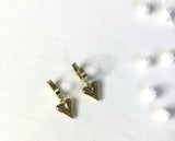 Combo Set With Heart Necklace and Earring - 18K Gold