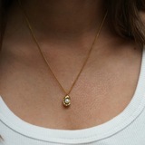 Dainty Minimal Pearl Necklace | 18K Waterproof Plating