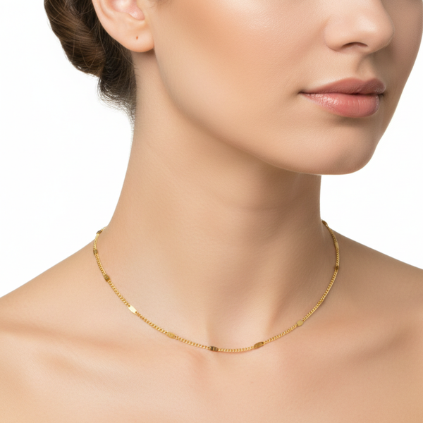 Dainty Minimal Chain - 18K Gold Plated