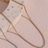 Stone Necklace - 18K Gold Plated