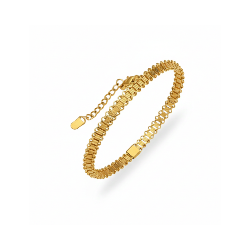 Casual Chain Bracelet - 18K Gold Plated